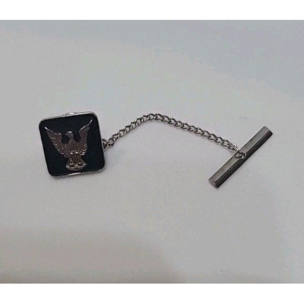 Vintage Boy Scouts of America Eagle Scout Tie Tac #348 Marked STERLING - BSA